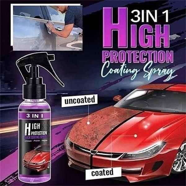 3 in 1 Car Wax Polish Spray (BUY ONE GET ONE FREE)